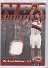 2003-04 Fleer Focus NBA Shirtified Jerseys 250 #NSRW - Rasheed Wallace/250