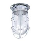 American Fluorescent 7-5/8 in. 100 Watt Max VP Series Vaportight Light with Removable Wire Guard - V