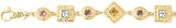 14K Gold Etruscan Style Bracelet 7.5