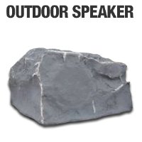 TIC Corporation TFS12SL 8-Inch 200-Watt Pro Series Terra-Forms Rock Speakers (Slate)
