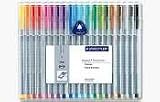 21KhndukYeL. SL160  Triplus Fineliner Pens,.3mm,Metal Clad Tip,20/PK,Assorted, Sold as 1 pack
