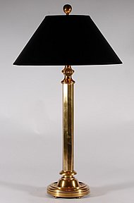 Visual Comfort Adjustable Brass Table Lamp