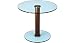 Glass Remote Round Side Table 600 dia clear Image