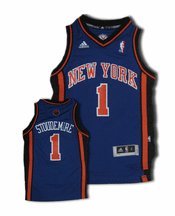 NBA Youth New York Knicks Amar'e Stoudemire Swingman Road Jersey  (Royal, Medium)