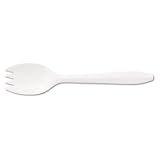 Boardwalk Plastic Sporks, Mediumweight, 1,000/carton , White
