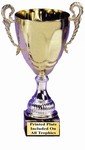 Bocce Gold Cup, 14.5 high, with engraving