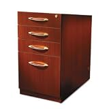 Mayline APBBF26LCR - Aberdeen Series PBBF Laminate Desk Pedestal, 15w x 26d x 27h, Cherry