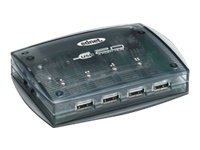 ednet USB HUB 2.0 4 Port HUB USB 4P 4 x USB - A 1 x USB - A + Netzteil Preisvergleich