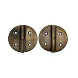 Brass hinge V.060(2pcs/set) 真鍮 アンティーク 金具 蝶番 丁番 棚 ドア