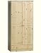 Kleiderschrank Chelsea, Kiefer massiv, Natur lackiert, 87 cm