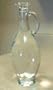 Italian Oil Decanter Cruet in Classic Italian Style - Clear Glass - Approx 16 Oz
