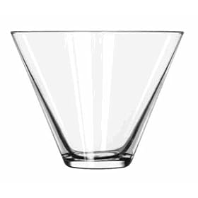 2010's Newest Gift Idea: Set of 4: Ultra-High-Strength, 13.5 oz. Stemless Martini Glasses.... by HercuGlass