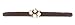 Leather moldable Bangle with White Howlite and Tiger Eye bead flower 7