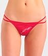 Ed Hardy Red Foil Satin Touch G String
