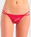 Ed Hardy Red Foil Satin Touch G String