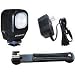 GE J1458W Digital Camera Lighting Photo and Video Halogen Light - 2 AAA Batteries and Charger included