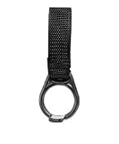 BIANCHI POLICE ACCUMOLD 6404 BATON RING FOR STANDARD AND SIDEHANDLE BATONS STURDY WEB DESIGN BLACK