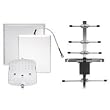 Wireless Extenders zBoost YX610 Dual Band PCS and Cellular 800/1900 MHz 60db Amplifier Repeater Signal Booster Kit