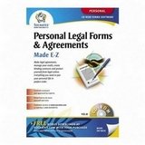 Personal Legal Forms & Agreements Software,W/147 Forms