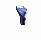 Evolution Gear Shift Knob Manual Trans Only Black Leather w/Carbon Fiber & Chrome Design