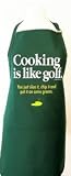 Apron - Cooking is Like Golf