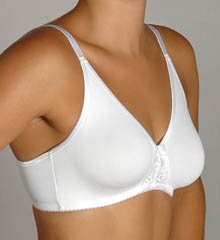 Grenier Microfiber Seamless Soft Cup Bra (8576) 36C/White