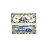 Novelty & Fake Money Biker Bill (pack Of 100) Pack of 100 pcs
