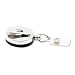 Heavy-Duty Retractable ID Card Reel, 24 Extension, Black/Chrome, 12/Box (AVT75406);