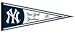 MLB New York Yankees Pennant12x30 Classic Pennant, Team Colors, One Size