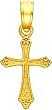 14K Gold Cross Pendant