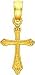 14K Gold Cross Pendant