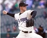 Maine, John (New York Mets) Autographed/Hand Signed 8x10 Photo