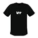 WTF Black Tshirt SIZE: ADULT LARGE