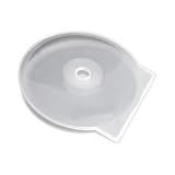 400 Clear Round ClamShell CD DVD Case, Clam Shells with Lock