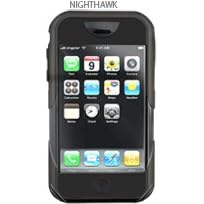 iSkin Revo Antimicrobial Silicone Case for iPhone 1G - Black/Black - Nighthawk