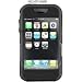iSkin Revo Antimicrobial Silicone Case for iPhone 1G - Black/Black - Nighthawk