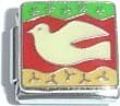 Clearly Charming Dove Christmas Theme Italian Charm Bracelet Link
