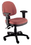 Office Master BC44 Multi-Function Task Chair With Arms N20 Black