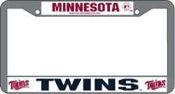 Minnesota Twins Chrome License Plate Frame