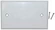 Blank White Cover Wall Plate