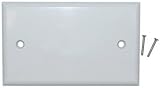 Blank White Cover Wall Plate