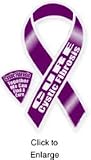 Cure Cystic Fibrosis 8 Ribbon Car Magnet