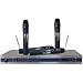 Pyle 4-Channel VHF Wireless Microphone System - With Handheld Mics