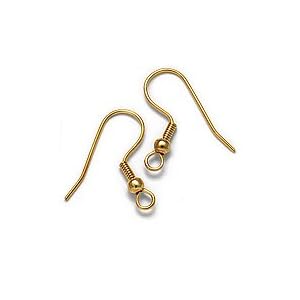 22K-Gold-Plated-Surgical-Steel-Hypo-Allergenic-Earring-Hooks-100-