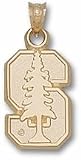 Stanford Cardinal "S Tree" Pendant - 14KT Gold Jewelry