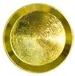 Dollhouse Miniature Clare-Bell Brass Round Tray in Copper