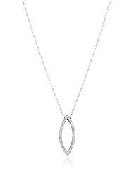 Sethi Couture "Simple Elegance" White Diamond Marquis Necklace