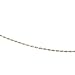 14K White Gold Diamond Cut Rope Chain - 16 inches