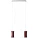 Brilliant Pendelleuchte TIM bordeaux titan 2x E27 Lampe