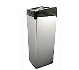 14-Gal Space-Saving Touchless Trash Can SX - Stainless Steel